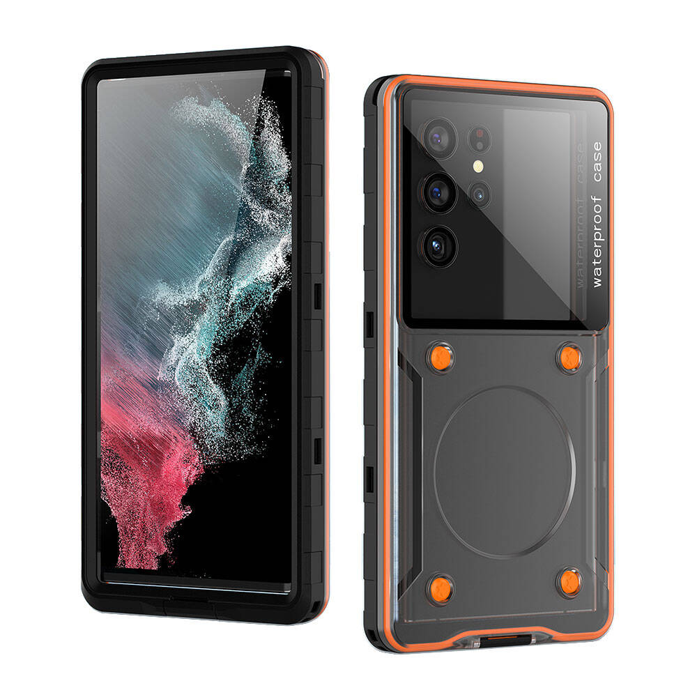 Anti-Knock Airbag Tasarımlı Universal 6.9"inç Su Geçirmez Zore Voter Kapak Siyah