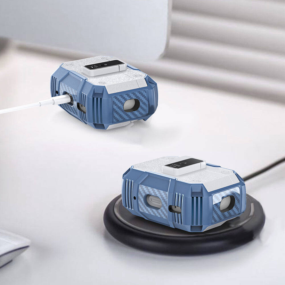 Apple Airpods 3. Nesil Zore Airbag 35 Darbelere Karşı Dayanıklı Düğmeli Kılıf Yeşil