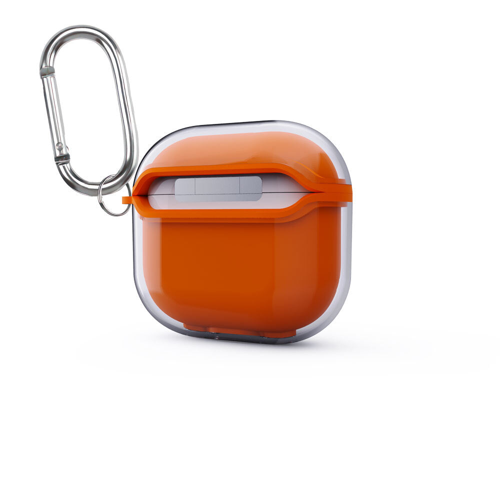 Apple Airpods 4 Zore Airbag 42 Askı Aparatlı Kulaklık Kılıfı Turuncu