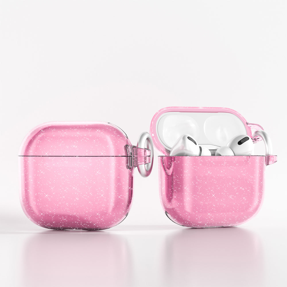Apple Airpods 4 Zore Allstar Airbag 32 Parlayan Simli Saydam Renkli Kılıf Şeffaf