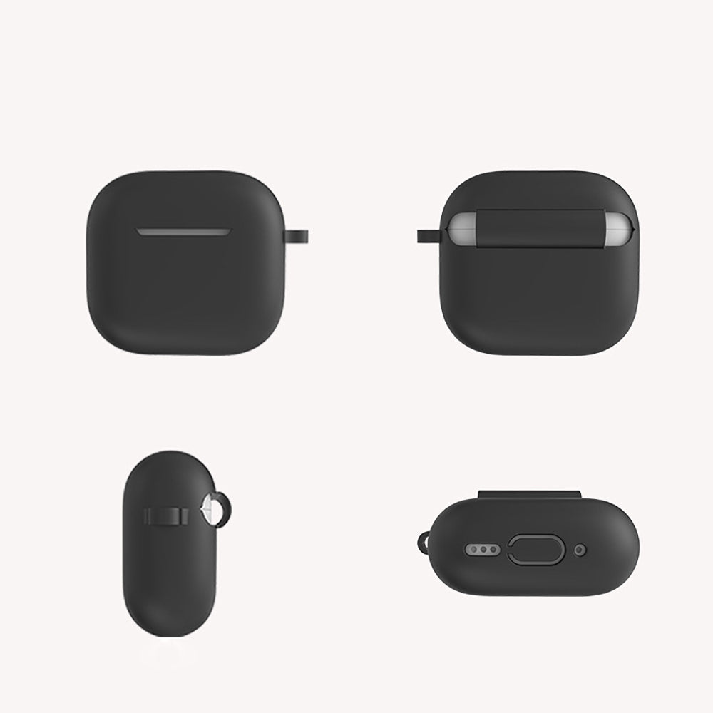 Apple Airpods 4 Zore Standart Silikon Kılıf Lila