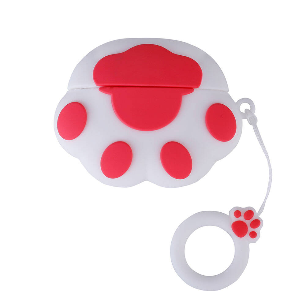 Apple Airpods Pro 2 Zore TPU Kabartma Figürlü İpli Airbag 37 Silikon Kılıf NO34