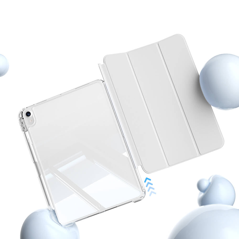 Apple iPad 11.Nesil 2025 Kılıf Magnetik Ayrılabilen Airbagli Zore Sliding Tablet Kılıfı Pembe