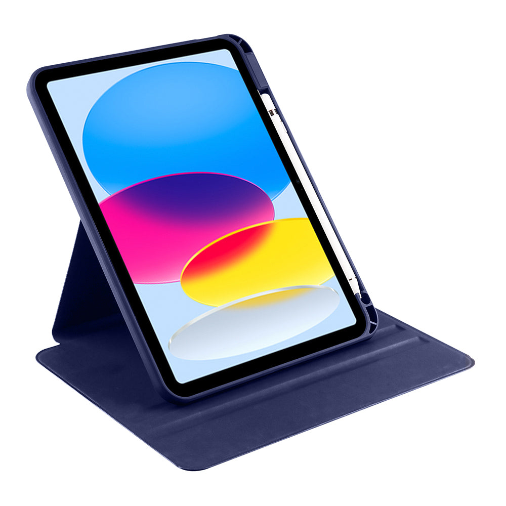Apple iPad 11.Nesil 2025 Kılıf Zore Termik Kalem Bölmeli Dönebilen Standlı Kılıf Koyu Yeşil