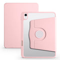 Apple iPad 11.Nesil 2025 Kılıf Zore Termik Kalem Bölmeli Dönebilen Standlı Kılıf Pembe