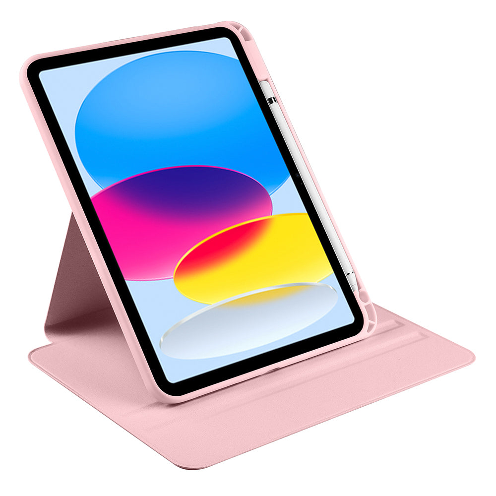 Apple iPad 11.Nesil 2025 Kılıf Zore Termik Kalem Bölmeli Dönebilen Standlı Kılıf Lacivert