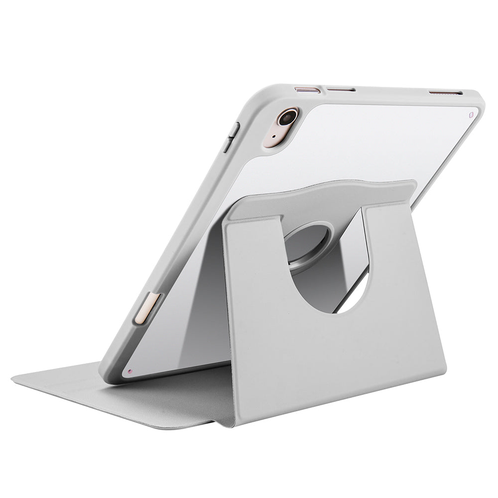 Apple iPad 11.Nesil 2025 Kılıf Zore Termik Kalem Bölmeli Dönebilen Standlı Kılıf Pembe