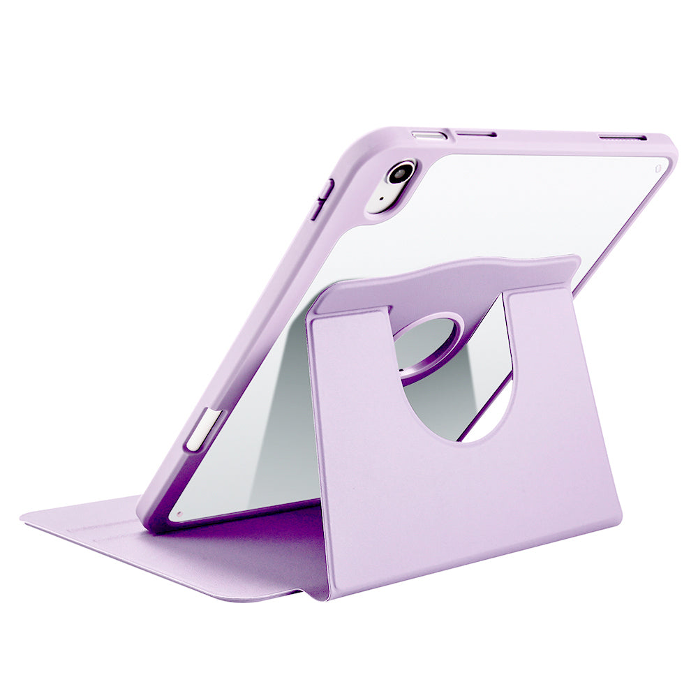 Apple iPad 11.Nesil 2025 Kılıf Zore Termik Kalem Bölmeli Dönebilen Standlı Kılıf Siyah