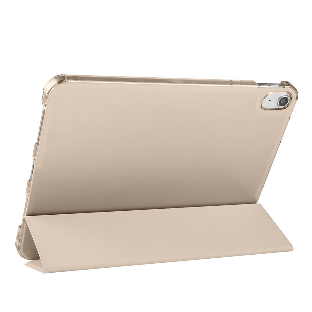 Apple iPad 11.Nesil 2025 Zore Smart Cover Kalem Bölmeli Standlı 1-1 Kılıf Kırmızı