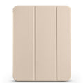 Apple iPad 11.Nesil 2025 Zore Smart Cover Kalem Bölmeli Standlı 1-1 Kılıf Gold