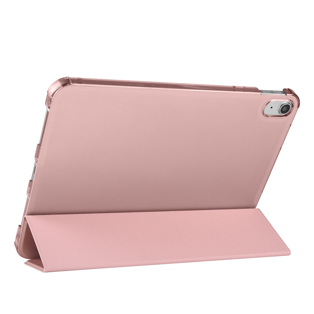 Apple iPad Air 10.9 2022 (10.Nesil) Zore Smart Cover Kalem Bölmeli Standlı 1-1 Kılıf Mor