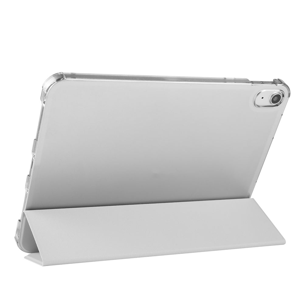 Apple iPad Air 10.9 2022 (10.Nesil) Zore Smart Cover Kalem Bölmeli Standlı 1-1 Kılıf Petrol Mavi