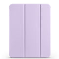 Apple iPad Air 10.9 2022 (10.Nesil) Zore Smart Cover Kalem Bölmeli Standlı 1-1 Kılıf Lila