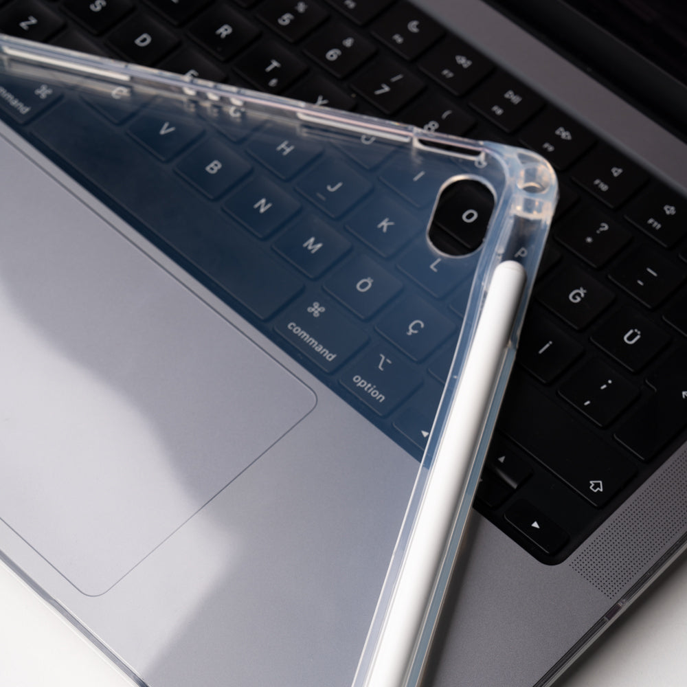 Apple iPad Air 10.9 2022 (5.Nesil) Zore Kalemli Tablet Silikon Şeffaf