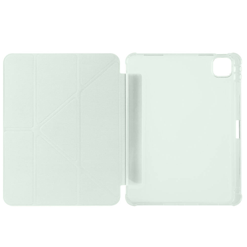 Apple iPad Air 11 2024 Kılıf Zore Tri Folding Kalem Bölmeli Standlı Kılıf Kırmızı