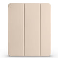 Apple iPad Air 11 2024 Zore Smart Cover Kalem Bölmeli Standlı 1-1 Kılıf Gold