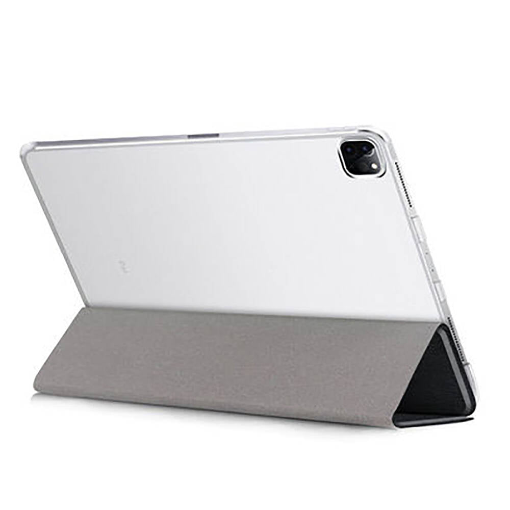 Apple iPad Air 11 2024 Zore Smart Cover Standlı 1-1 Kılıf Kırmızı