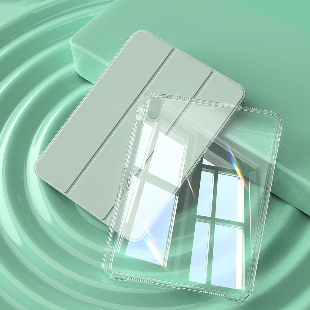 Apple iPad Air 11 2025 M3 Kılıf Magnetik Ayrılabilen Airbagli Zore Sliding Tablet Kılıfı Lacivert