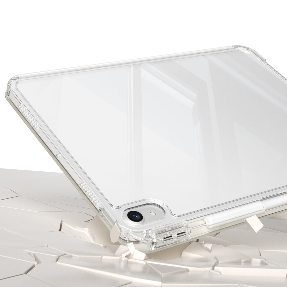 Apple iPad Air 11 2025 M3 Kılıf Magnetik Ayrılabilen Airbagli Zore Sliding Tablet Kılıfı Lavender