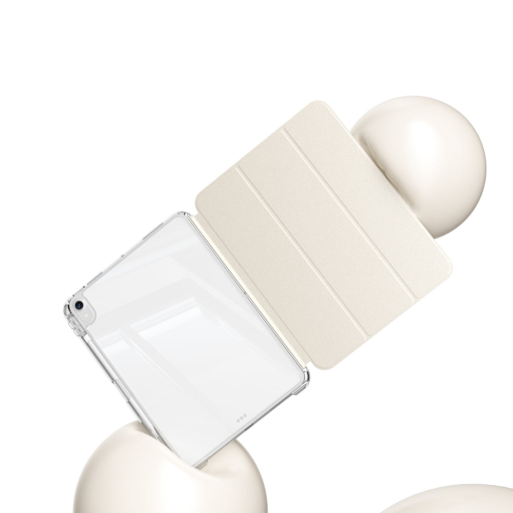 Apple iPad Air 11 2025 M3 Kılıf Magnetik Ayrılabilen Airbagli Zore Sliding Tablet Kılıfı Gri