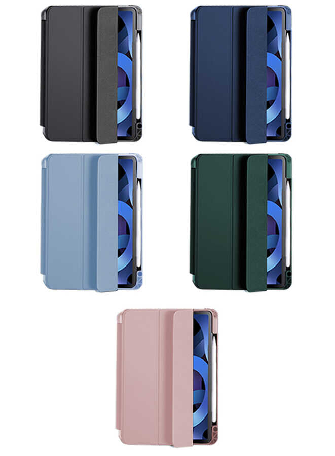 Apple iPad Air 11 2025 M3 Kılıf Zore Nort Arkası Şeffaf Standlı Kılıf Pembe