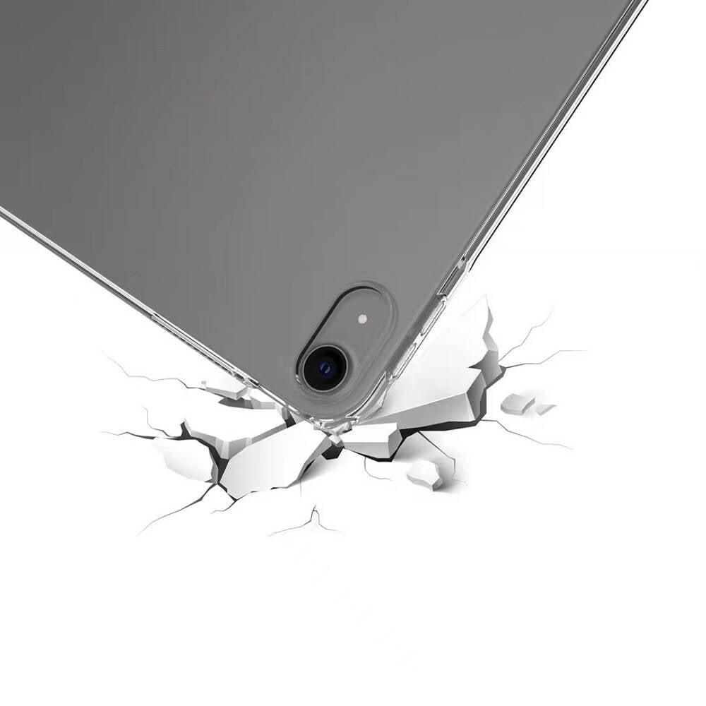 Apple iPad Air 11 2025 M3 Kılıf Zore Tablet Nitro Anti Shock Silikon Kapak Şeffaf