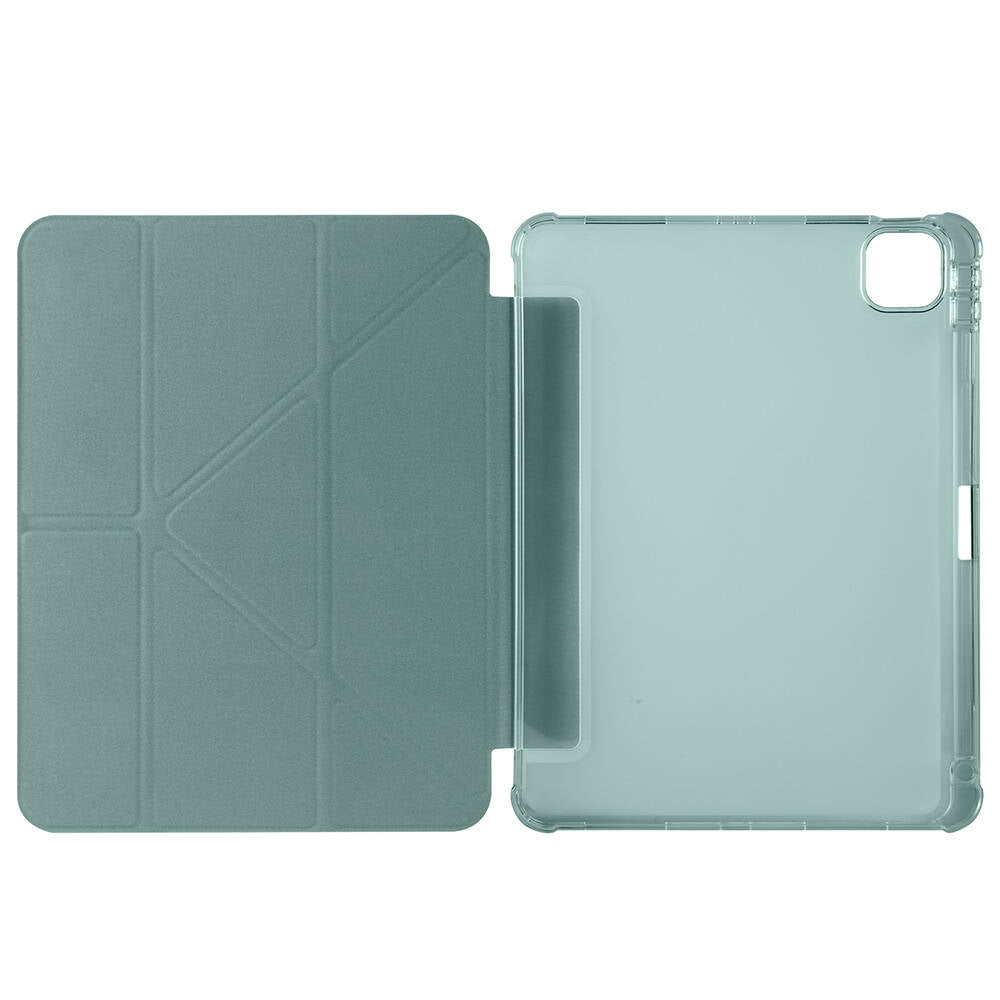 Apple iPad Air 11 2025 M3 Kılıf Zore Tri Folding Kalem Bölmeli Standlı Kılıf Gold