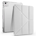 Apple iPad Air 11 2025 M3 Kılıf Zore Tri Folding Kalem Bölmeli Standlı Kılıf Gri