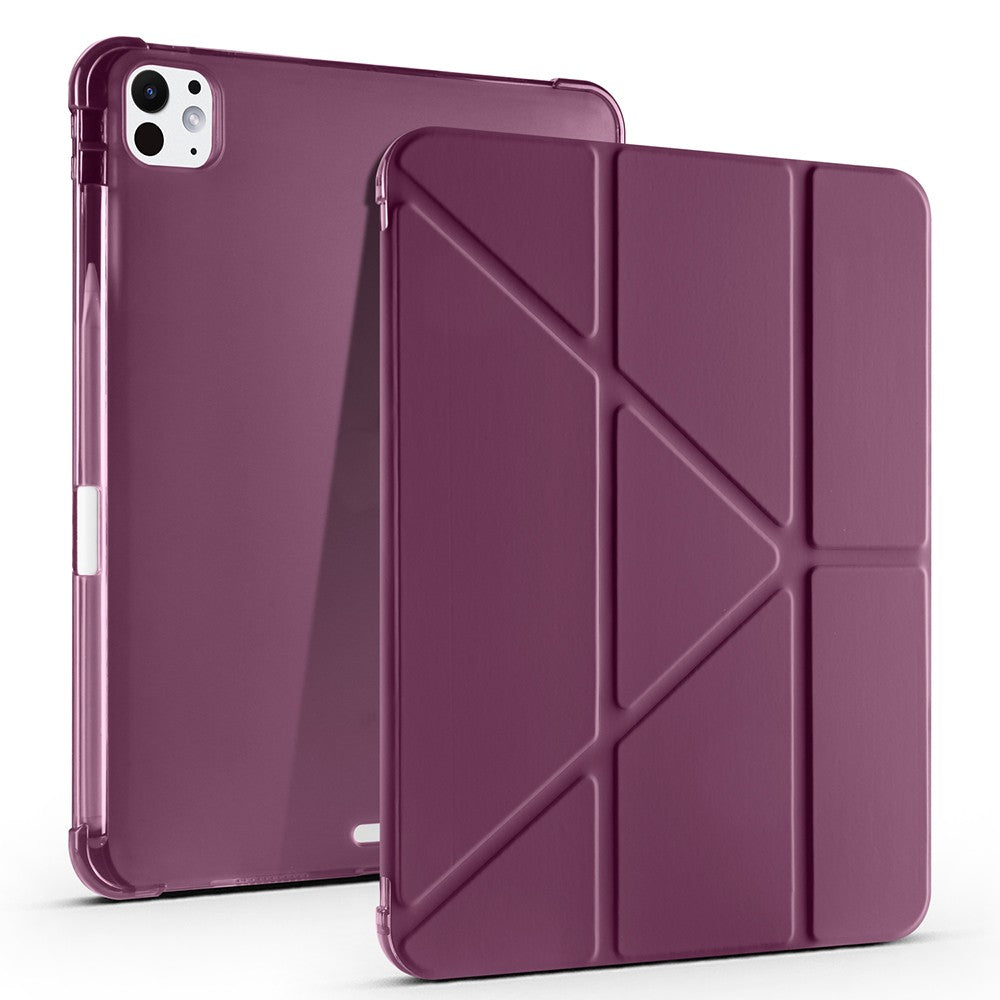 Apple iPad Air 11 2025 M3 Kılıf Zore Tri Folding Kalem Bölmeli Standlı Kılıf