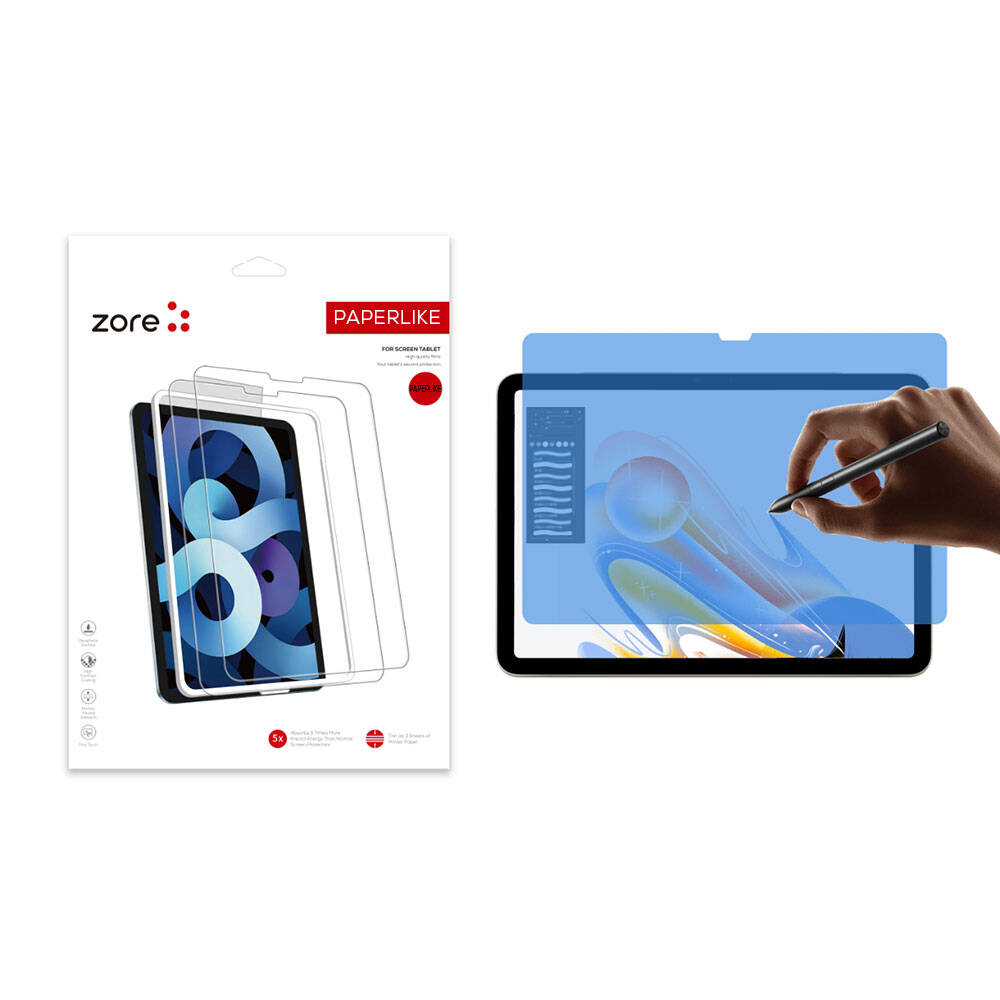 Apple iPad Air 11 2025 M3 Zore Paper-Like Ekran Koruyucu Şeffaf
