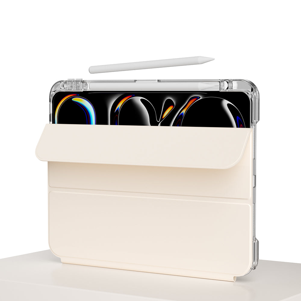Apple iPad Air 13 2024 Kılıf Magnetik Ayrılabilen Airbagli Zore Sliding Tablet Kılıfı