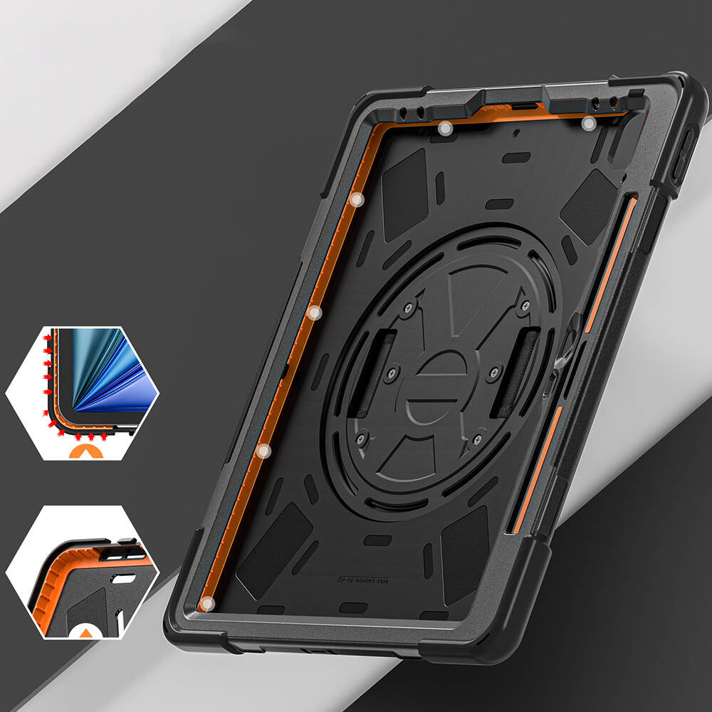 Apple iPad Air 13 2024 Zore Defender Tablet Silikon Siyah