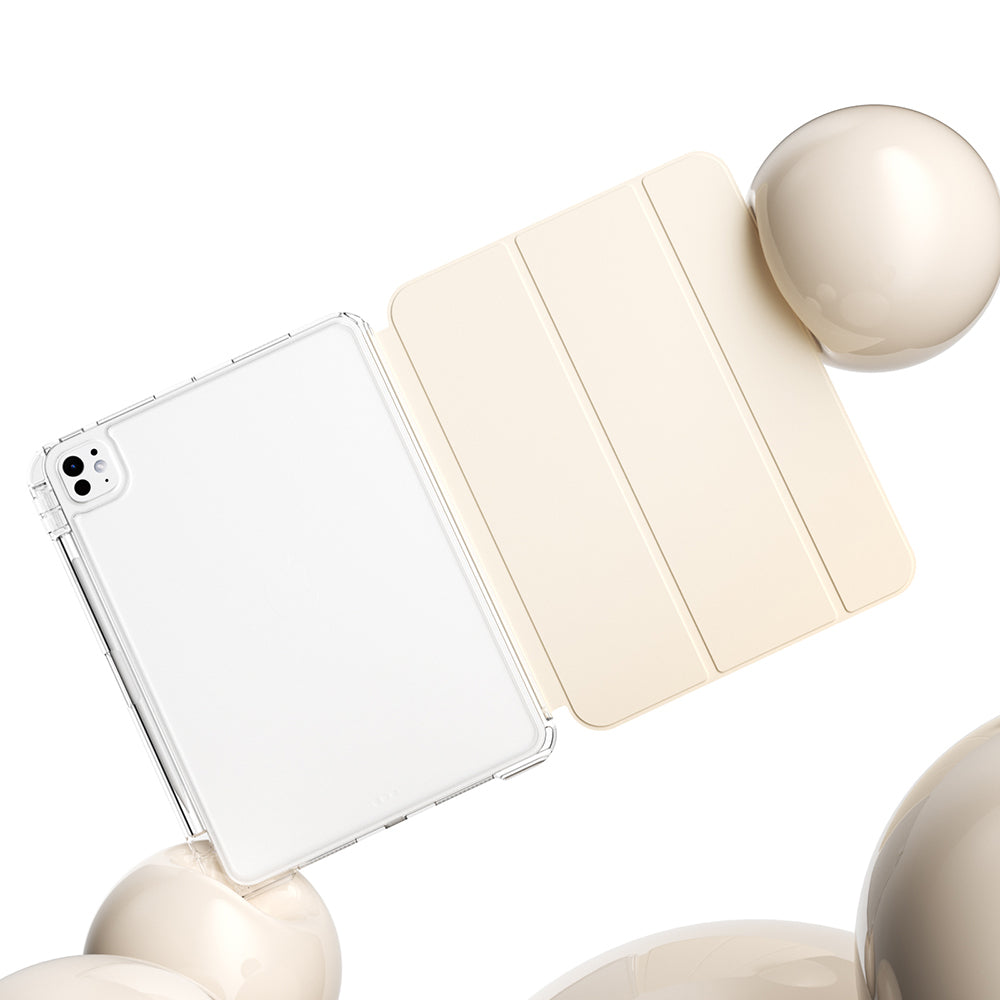 Apple iPad Pro 13 2024 Kılıf Magnetik Ayrılabilen Airbagli Zore Sliding Tablet Kılıfı