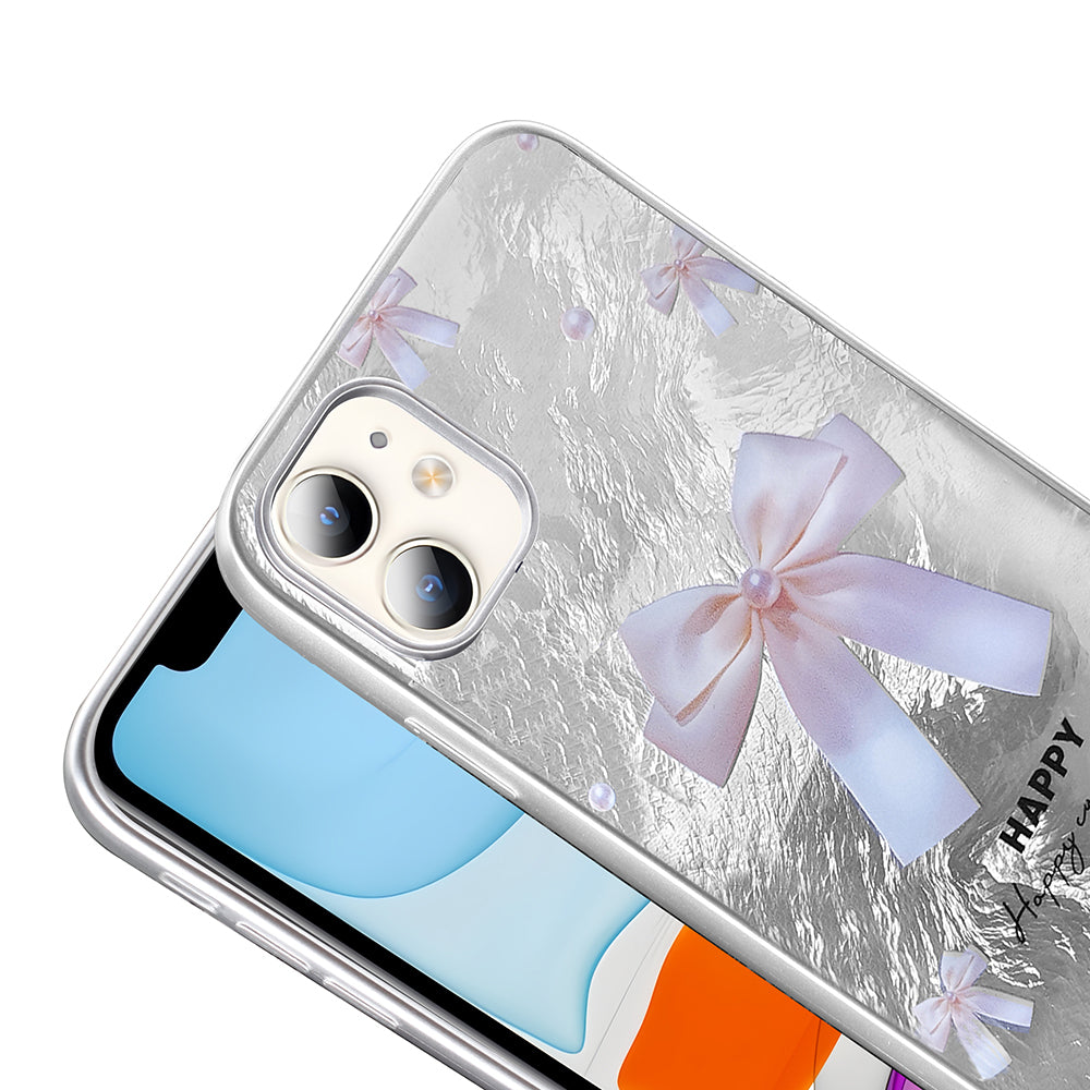 Apple iPhone 11 Kılıf Desenli Zore Mep Kapak Gold Leopar