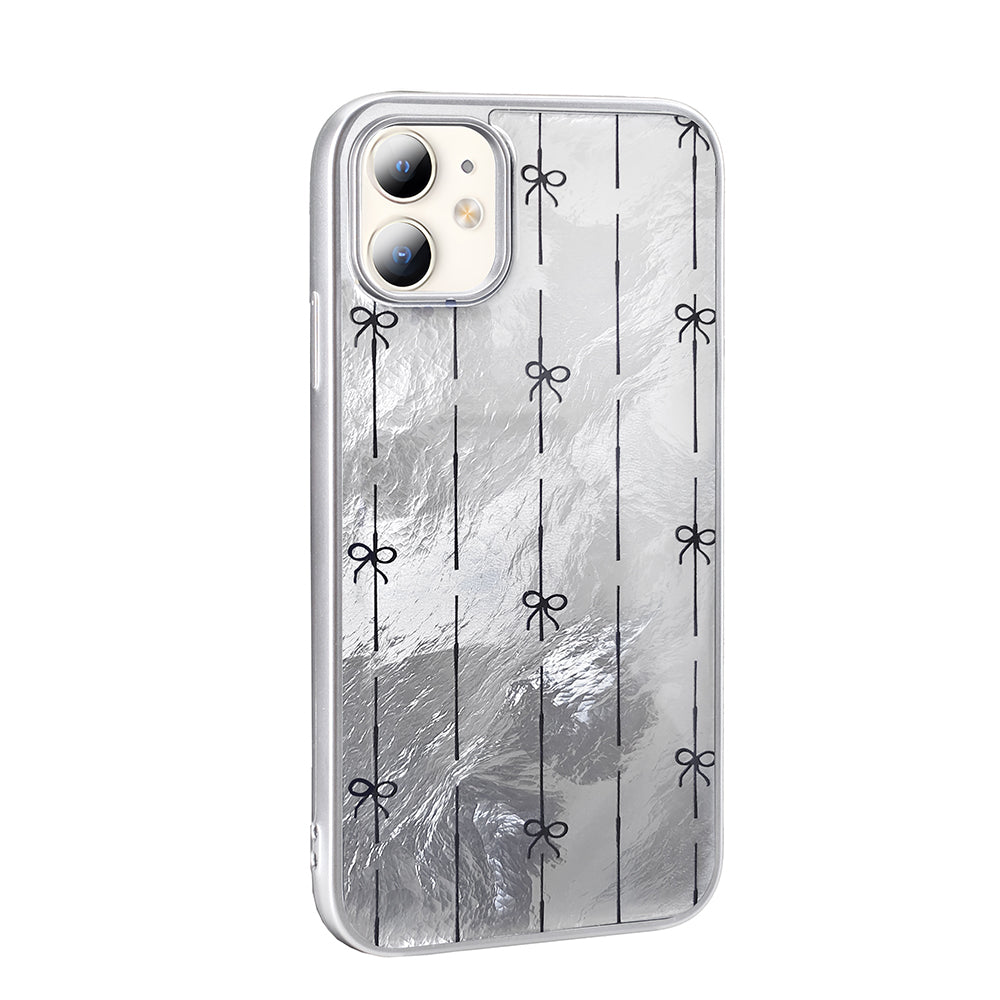 Apple iPhone 11 Kılıf Desenli Zore Mep Kapak Gri Leopar