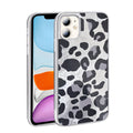 Apple iPhone 11 Kılıf Desenli Zore Mep Kapak Gri Leopar