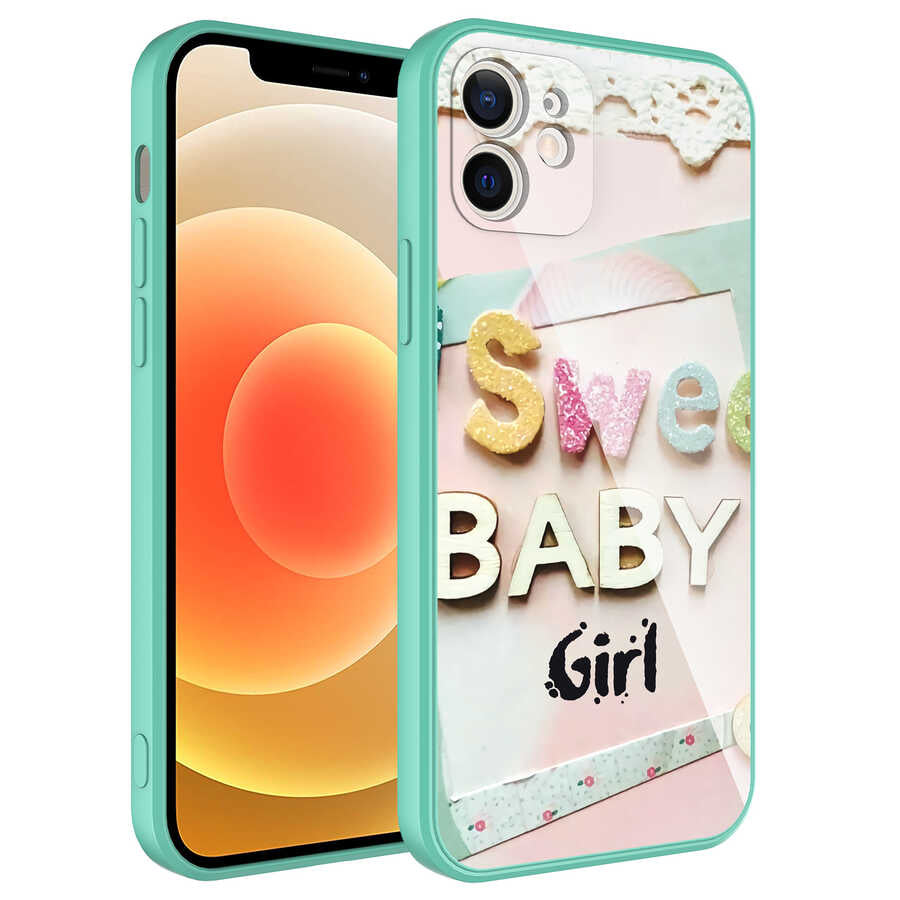 Apple iPhone 11 Kılıf Kamera Korumalı Desenli Sert Silikon Zore Epoksi Kapak