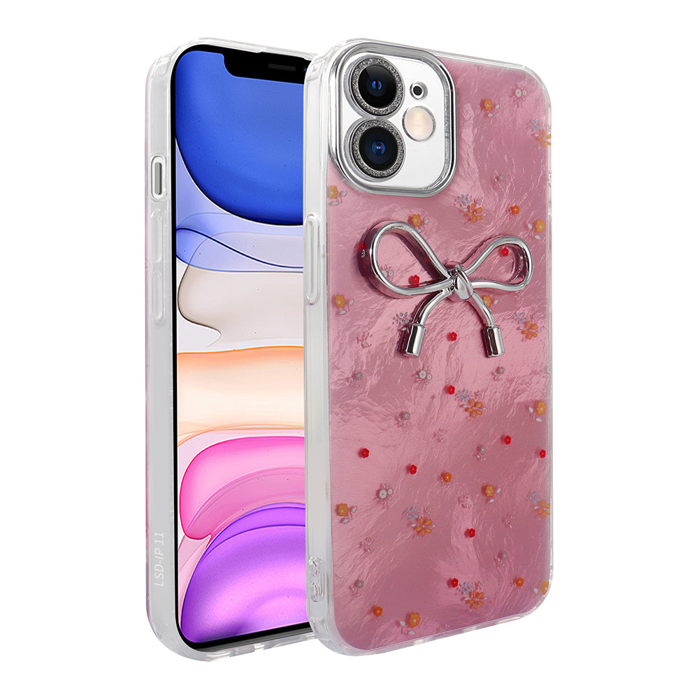 Apple iPhone 11 Kılıf Kamera Korumalı Figürlü Zore Ponti Silikon Kapak Açık Mavi