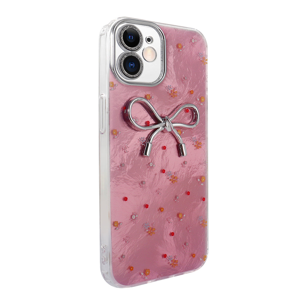 Apple iPhone 11 Kılıf Kamera Korumalı Figürlü Zore Ponti Silikon Kapak Açık Pembe