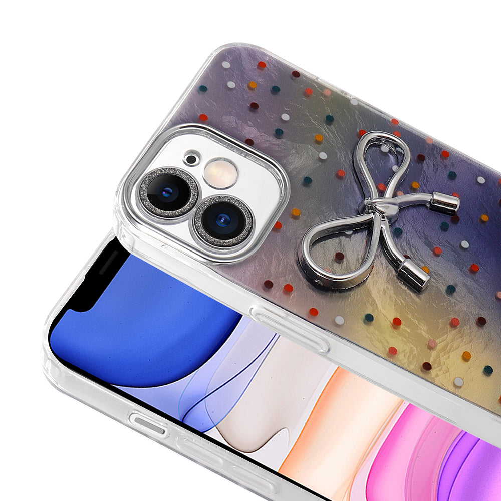 Apple iPhone 11 Kılıf Kamera Korumalı Figürlü Zore Ponti Silikon Kapak Açık Mavi