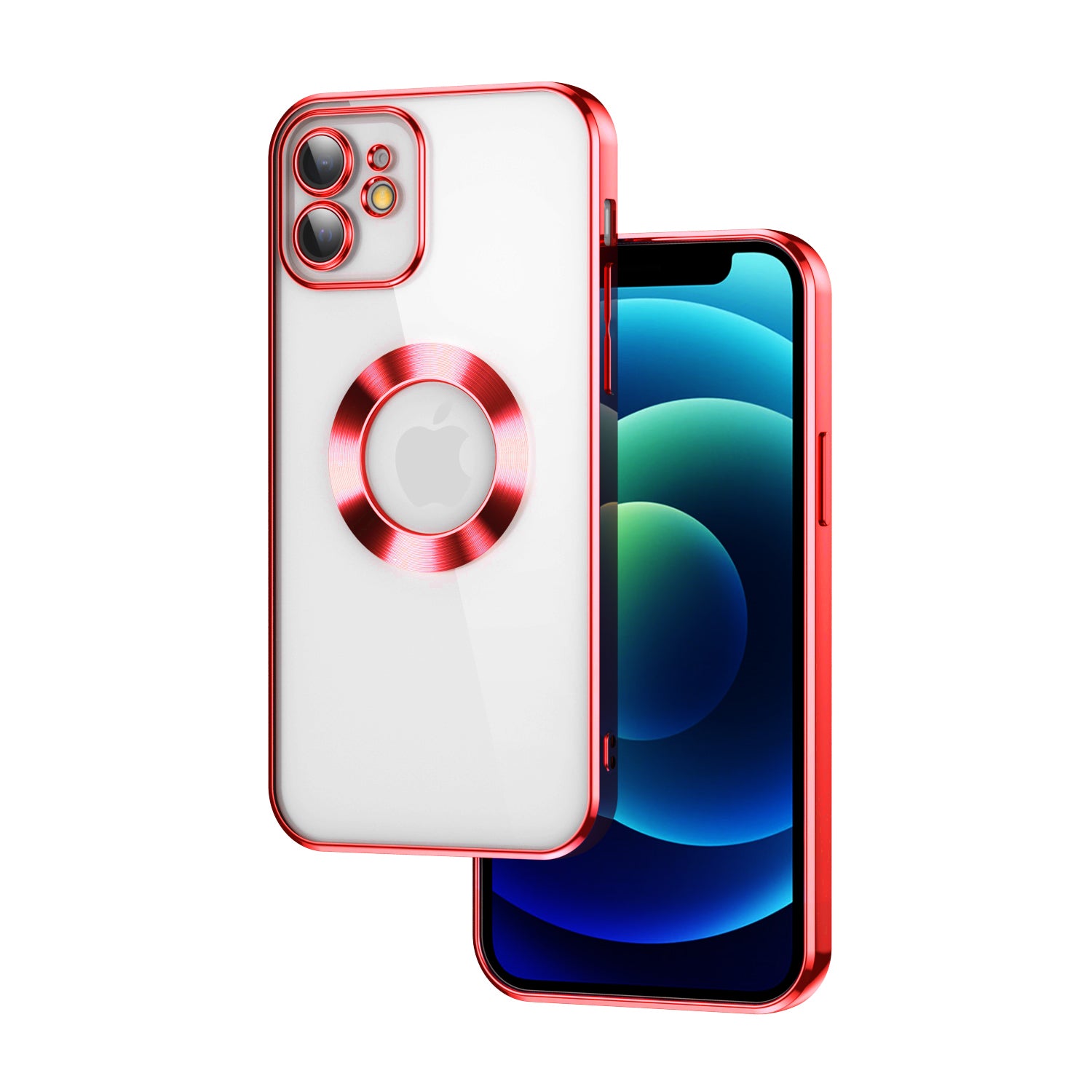 Apple iPhone 11 Kılıf Kamera Korumalı Logo Gösteren Zore Omega Kapak
