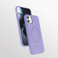 Apple iPhone 11 Kılıf M-safe Şarj Özellikli Standlı Zore Samara Kapak