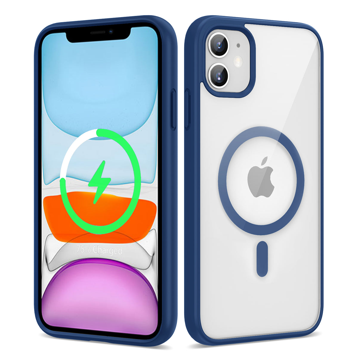Apple iPhone 11 Kılıf M-safe Wireless Şarj Özellikli Silikon Zore Ege Kapak