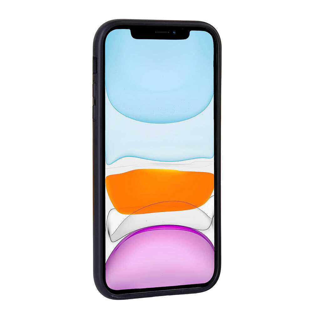 Apple iPhone 11 Kılıf Parlak Taşlı Tasarım Zore Pırlanta Kapak Siyah