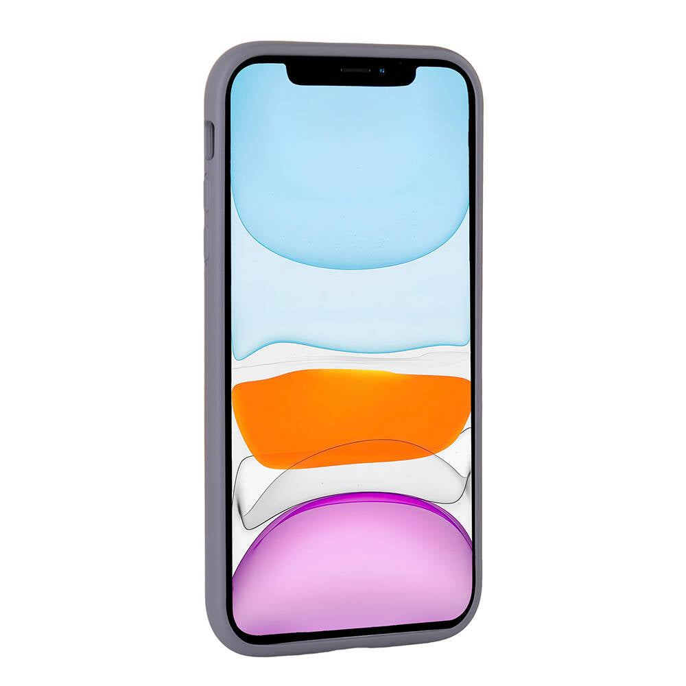 Apple iPhone 11 Kılıf Parlak Taşlı Tasarım Zore Pırlanta Kapak Lila