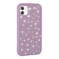 Apple iPhone 11 Kılıf Parlak Taşlı Tasarım Zore Pırlanta Kapak Lila