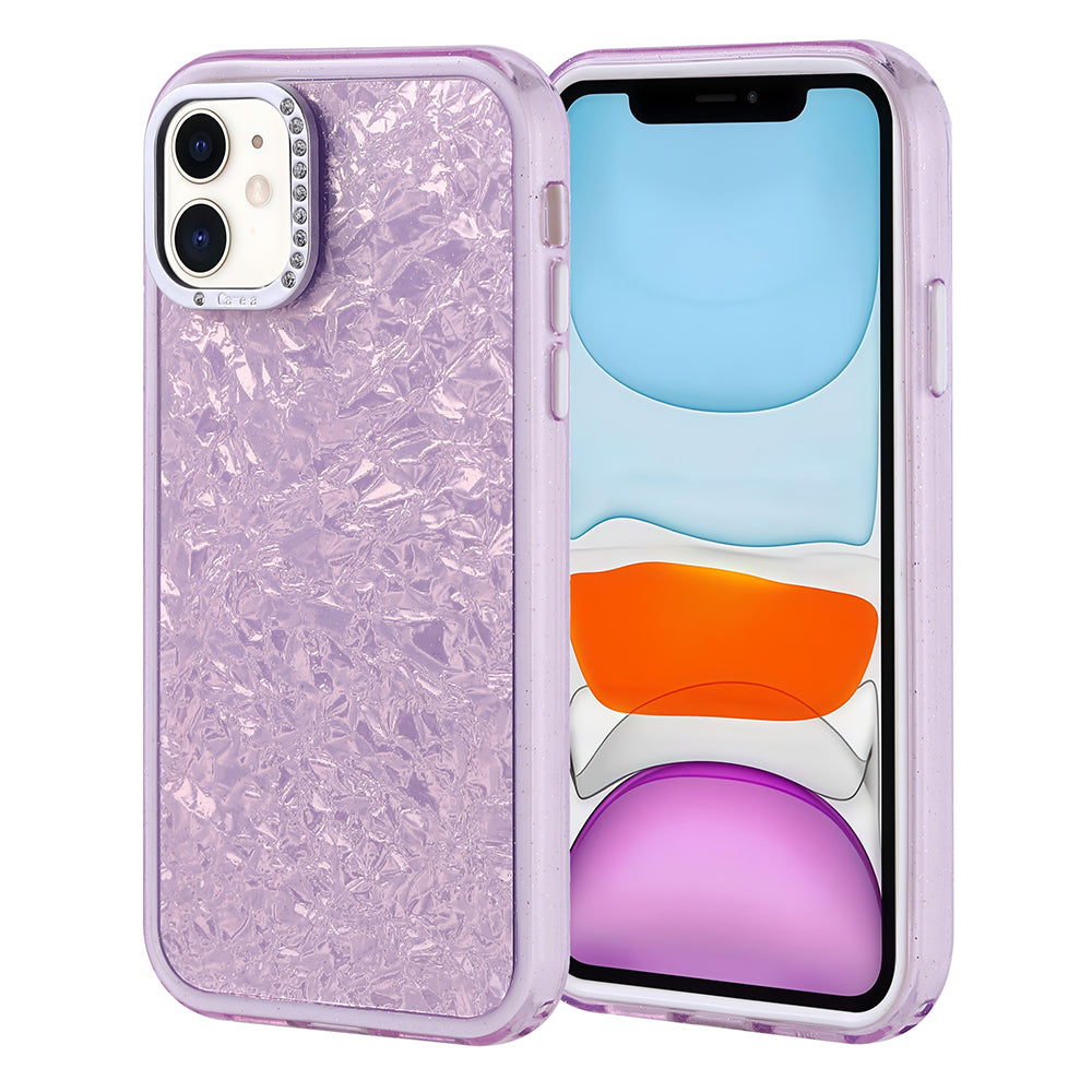 Apple iPhone 11 Kılıf Taşlı Tasarımlı Zore Kapi Kapak Lila