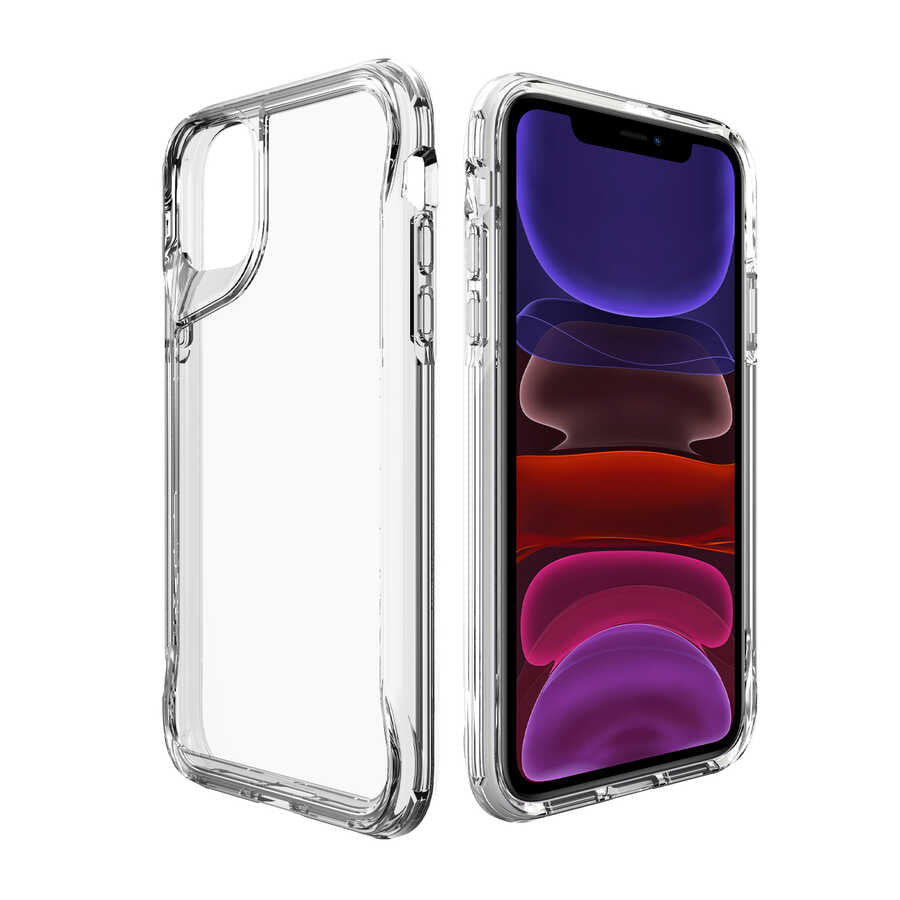 Apple iPhone 11 Kılıf Zore T-Max Kapak Renksiz