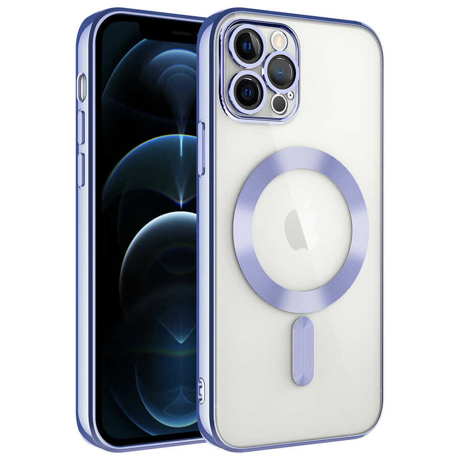 Apple iPhone 11 Pro Kılıf Kamera Korumalı M-safe Wireless Şarj Özellikli Zore Demre Kapak
