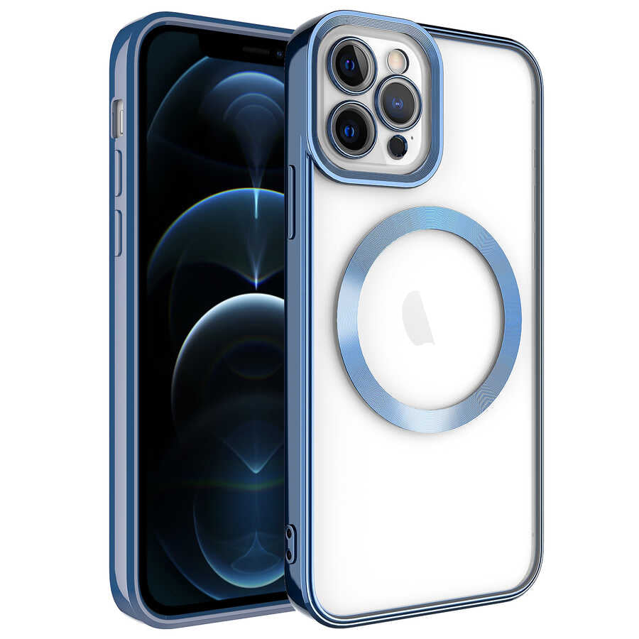 Apple iPhone 11 Pro Kılıf M-safe Wireless Şarj Özellikli Zore Setro Silikon